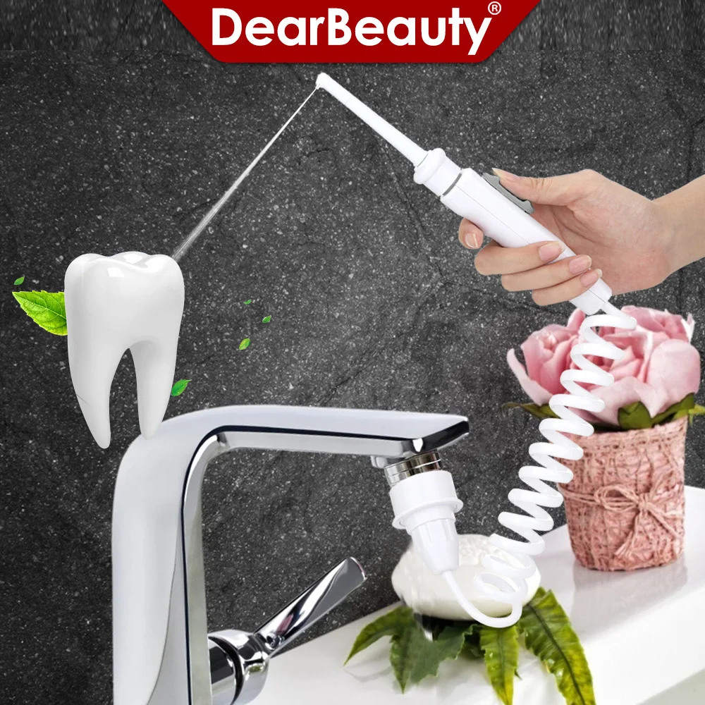 Faucet Oral Irrigator Floss Dental Water Flosser Portable Water Jet Teeth Cleaning Mouth Washing Machine