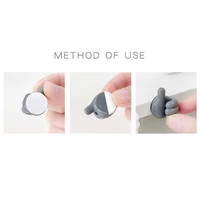 Thumb Mini Cable Organizer Silicone USB Cable Management Clips Desktop Wire Manager Cord Holder For Earphone Mouse Bobbin Winder 6