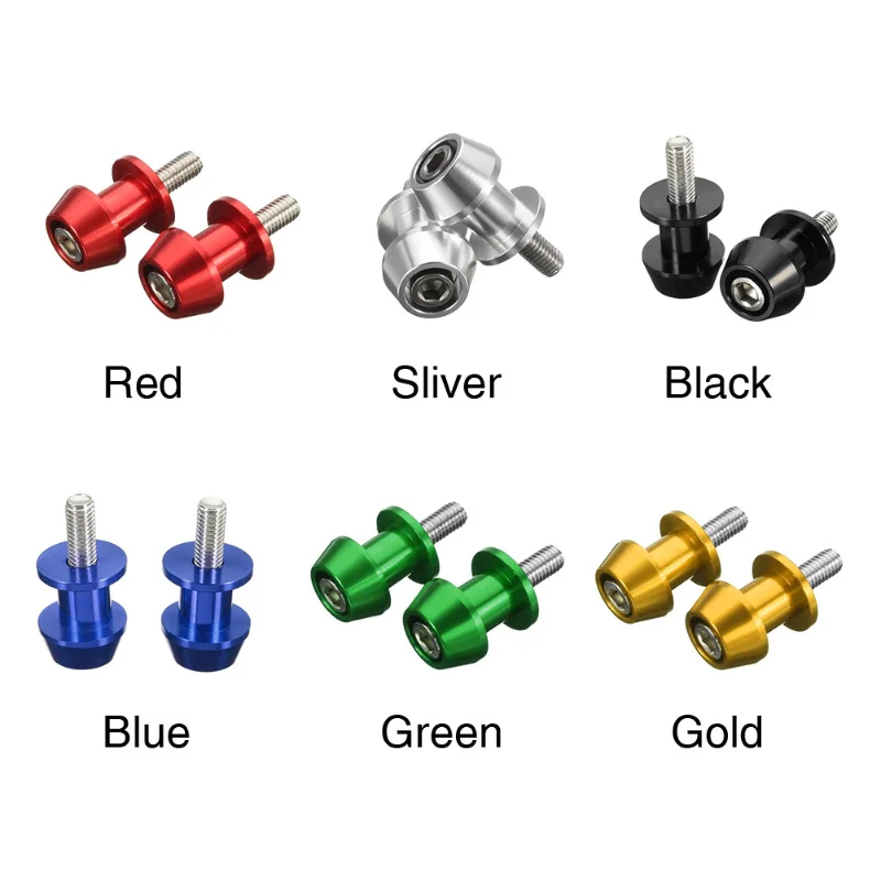 Motorcycle Swingarm Spools Slider - Durable Aluminum Alloy Slider and Stand Accessory