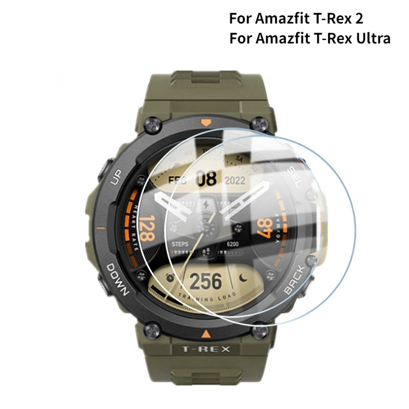 

2 шт., защитная пленка для экрана из закаленного стекла для Xiaomi Amazfit T-Rex