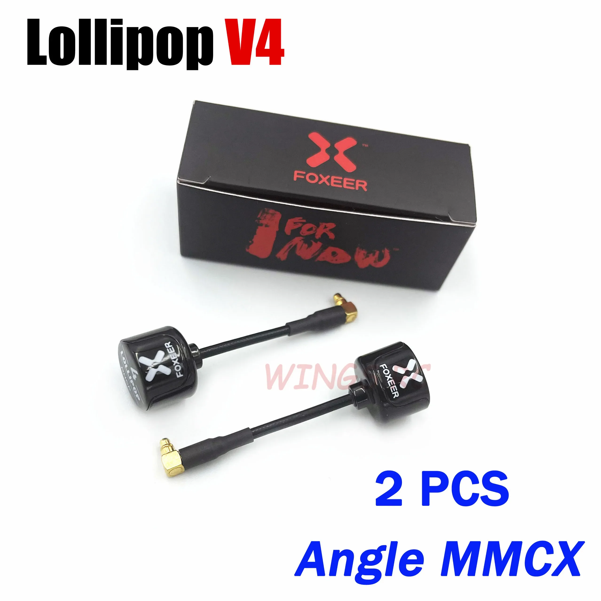 2pcs Black MMCX A V4