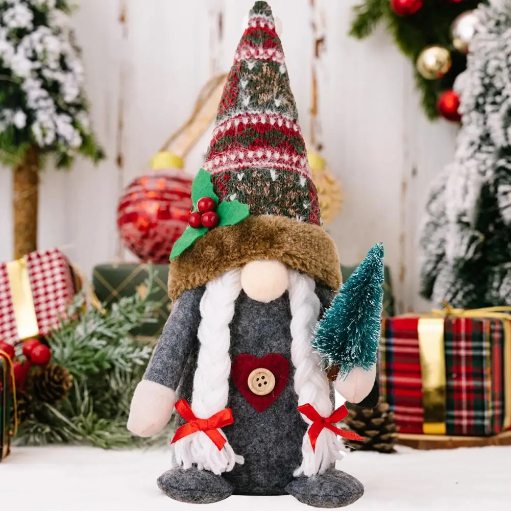 

Holiday Decor Gnomes Unique Christmas Gnome Collectibles Charming Gnome Figurines Festive Christmas Decorations for Home