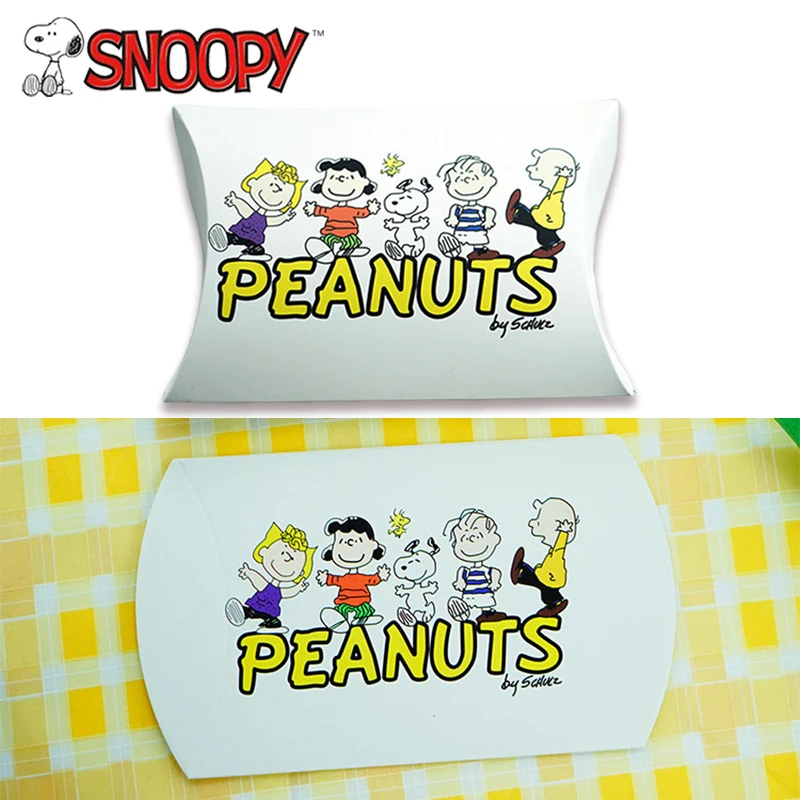 5Pcs Snoopy Candy Cookie Packaging Carton Sustainable Paper French Fries  Popcorn Boxes Snack Packaging Party Supp Food Storage - AliExpress