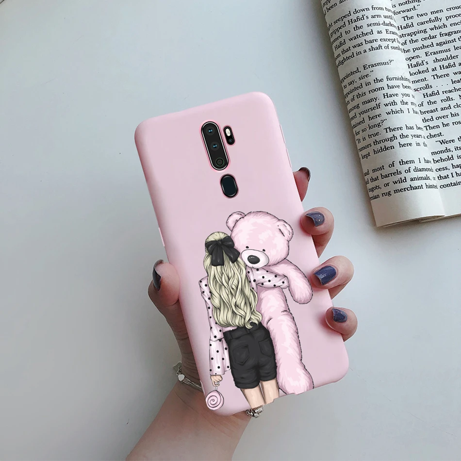 For OPPO A5 2020 Case For OPPO A9 2020 Fashion Phone Back Cover Soft Beauty Girl Silicone Case For OPPO A9 A5 A 5 A 9 2020 Funda cases for oppo cell phone