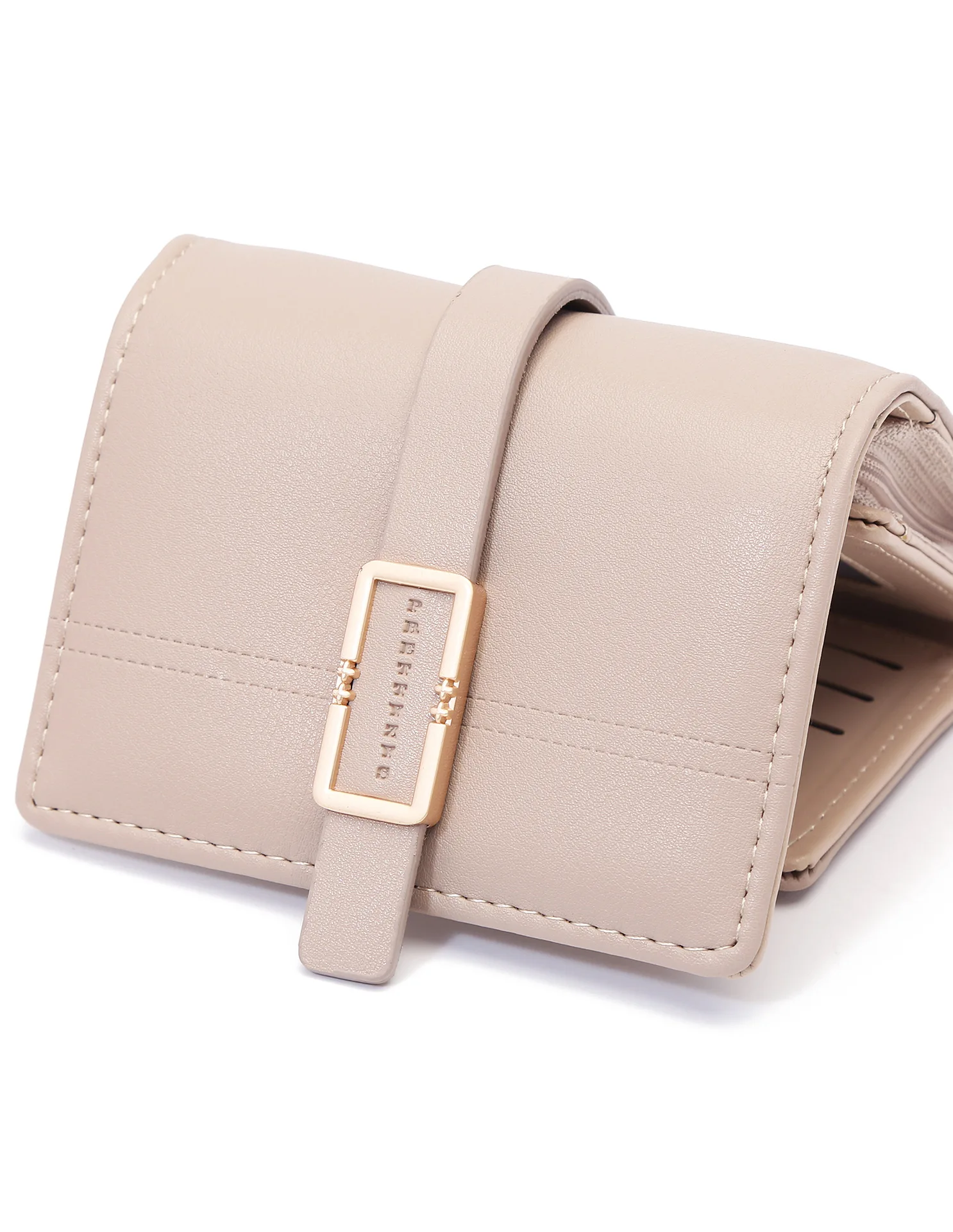 Women Wallet Purse women's Japanese South Korea small fresh PU simple fashion ladies short wallet multi-card niche teenage female