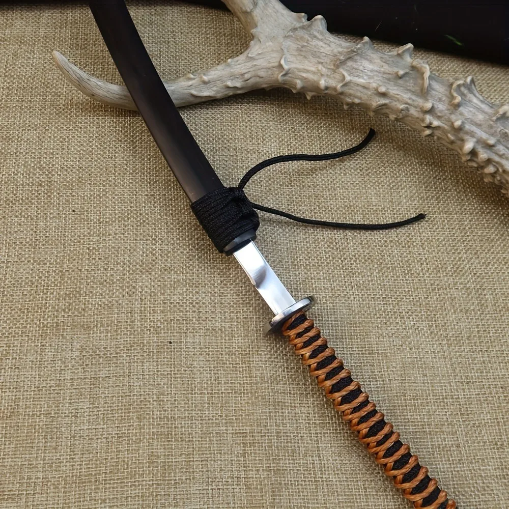1PC Hand-made small knife, high hardness handle meat, fruit cutting, Mongolian small knife, fruit knife, survival knife 5
