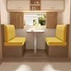 2Pcs/set Stretch RV Dinette Cushions Covers Jacquard Couch Cover Booth Seat Slipcovers RV Camper Car Bench Backrest Cover Decor 6