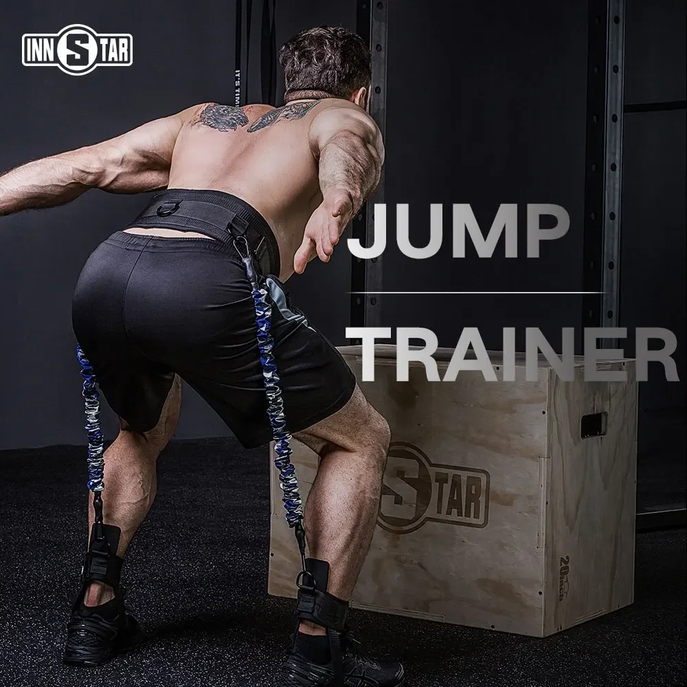 INNSTAR Vertical Jump Trainer Bounce Training Resistance Band High Jumper Auxiliary Foot Leg Lifters Gym Fitness Equipment 1