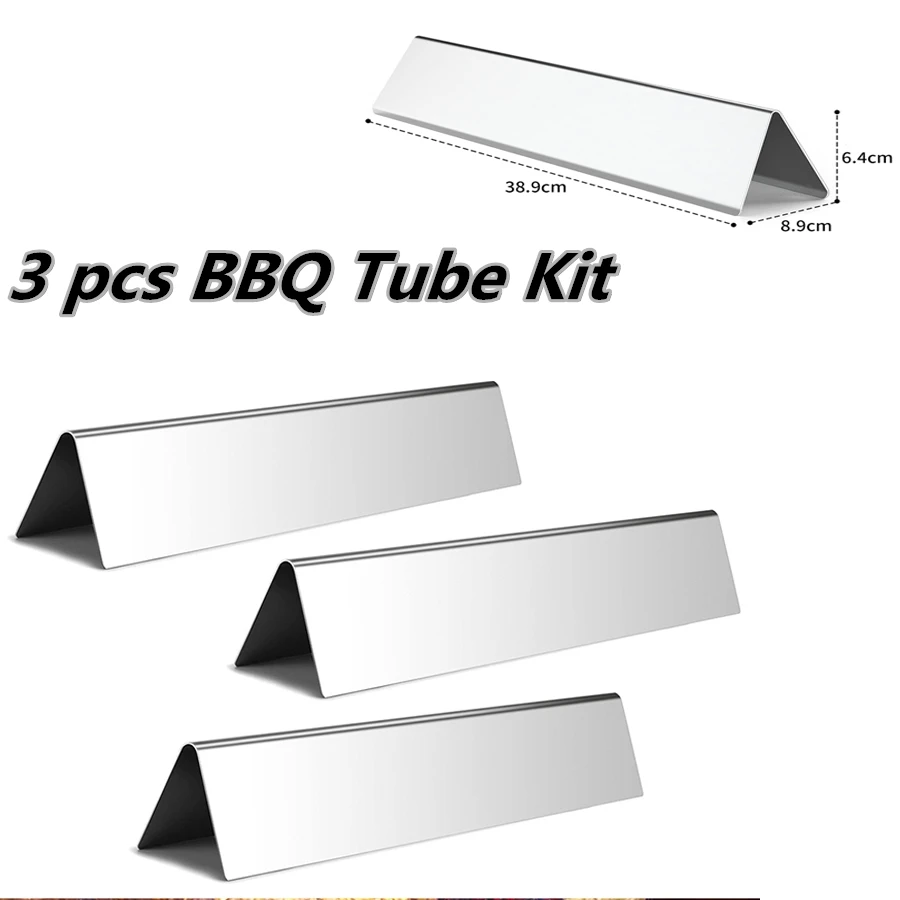 Kit Tubo Per Barbecue In Acciaio Inossidabile Per Weber Spirit 200 210 220 Set Di Tubi Di Ricambio Antiaderenti Da 3 Pezzi Accessori Per Barbecue Ourd