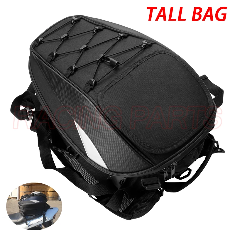 

Waterproof Motorcycle Tail Bag Multi-functional And Mounting Durable Rear Seat Bag High Capacity Rider Backpack For KTM YAMAHA
