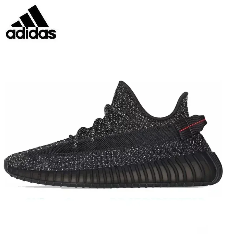 

Adidas Yeezy Boost 350 V2 Tênis de corrida reflexivos estáticos para homens e mulheres, Belgua Frozen Dazzling, Tailgate Zebra S