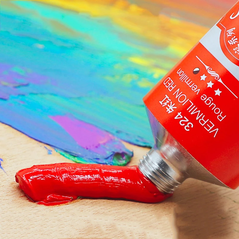Professional Oil Paints Brush for Artist Drawing Pigments Beginner Art Supplies Creative Oil Paint Tool 200ml/tube oil paint oil painting knives