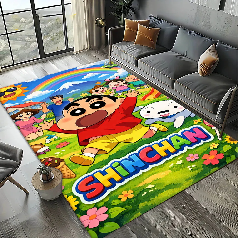 Tappeto 3D C-Crayon Shin-Chan, Cartone Animato Carino, per Arredamento Casa, Cucina, Regalo per Bambini, Tappetino Antiscivolo - immagine 6