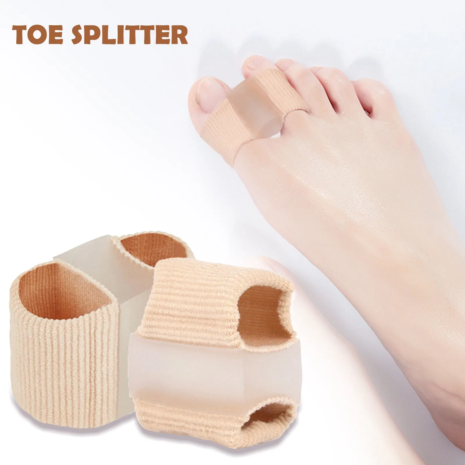 Adult Toe Separator Valgus Silicone Toe Spacer To Improve Thumb Valgus Orthosis for Men And Women Physical correction