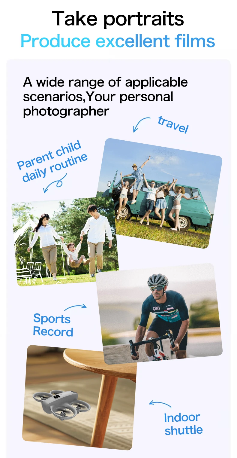 Mini Dron profesional T3 con cámaras duales 4K y 1080P, cuadricóptero flotante de altura fija de flujo óptico