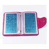 1Pcs Large Rectangular Nail Art Stamping Plate Holder 12X6cm 20Slot Empty Template Storage Organizer PU Leather Nail Plate Case 1
