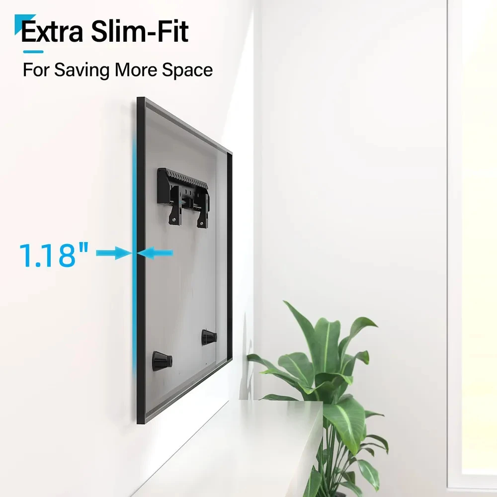 TV Wall Mount Fixed for Most 25-55 Inch TV Two Hole Hanging Bracket Easy Install