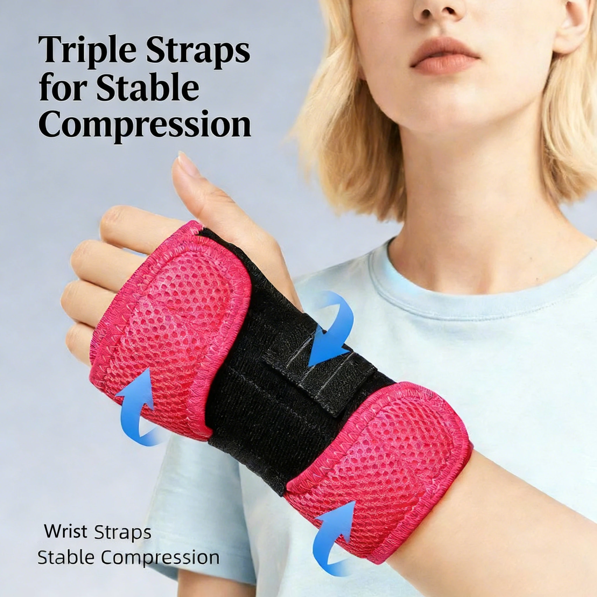 YANBIGUO 통기성 손목 보호대 전문 손목 보호대 관절염 손목 염좌 건염 손목 밴드