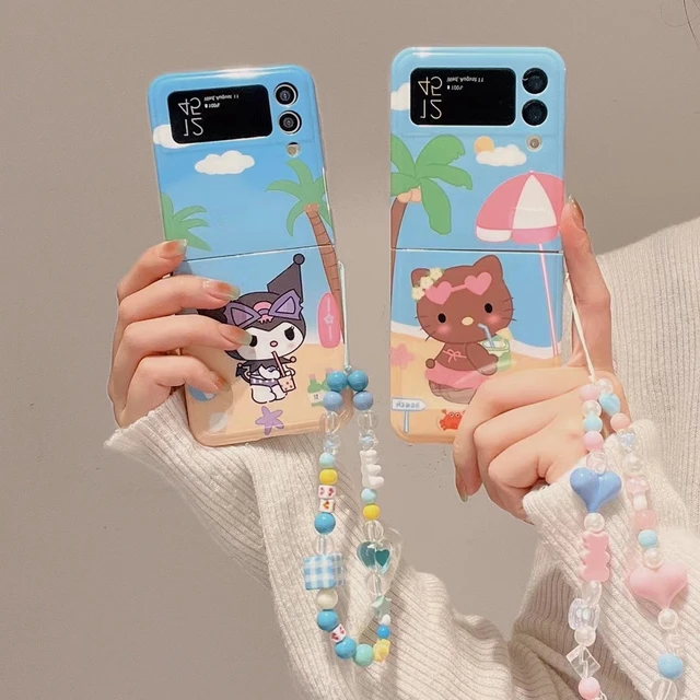 Kawaii Retro Pastel Z Flip Phone Case