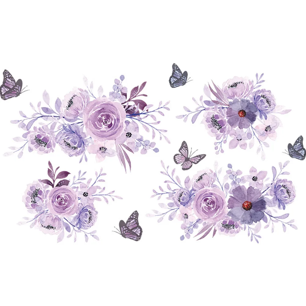 

Durable Bedroom Home Wall Stickers Art Decals Removeable Self-adhesive 1 Set Of 35*60cm Butterfly Decor Decoration