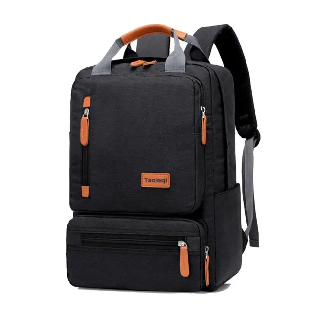 Casual Business Lady Computer Backpack Light Laptop Bag Waterproof Oxford Men cloth Anti-theft Travel Backpack Gray