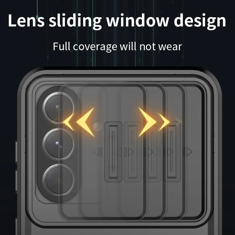 Protective Slide Camera Lens Phone Case - Durable Armor Back Cover for Samsung Galaxy A56 5G