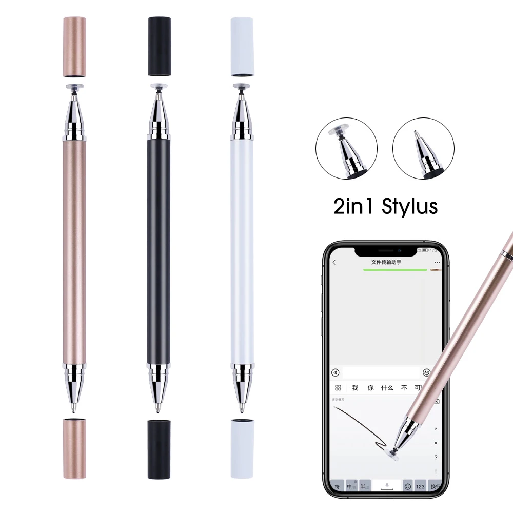 Un stylet tactile 2-en-1 universel pour iPad iPhone et écrans tactiles