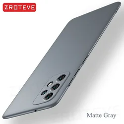 Zroteve Slim Frosted Hard PC Phone Case for Galaxy A72 (5G) (Matte Gray)