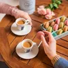 Mini Single Serve Espresso Coffee Machine, 5.3" x 13" x 10.2" 2 Coffee selections: simple touch controls, programmable free dose 6