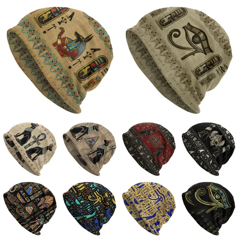 Egyptian Anubis Hats Knitted Hat Men Women Autumn Winter Warm
