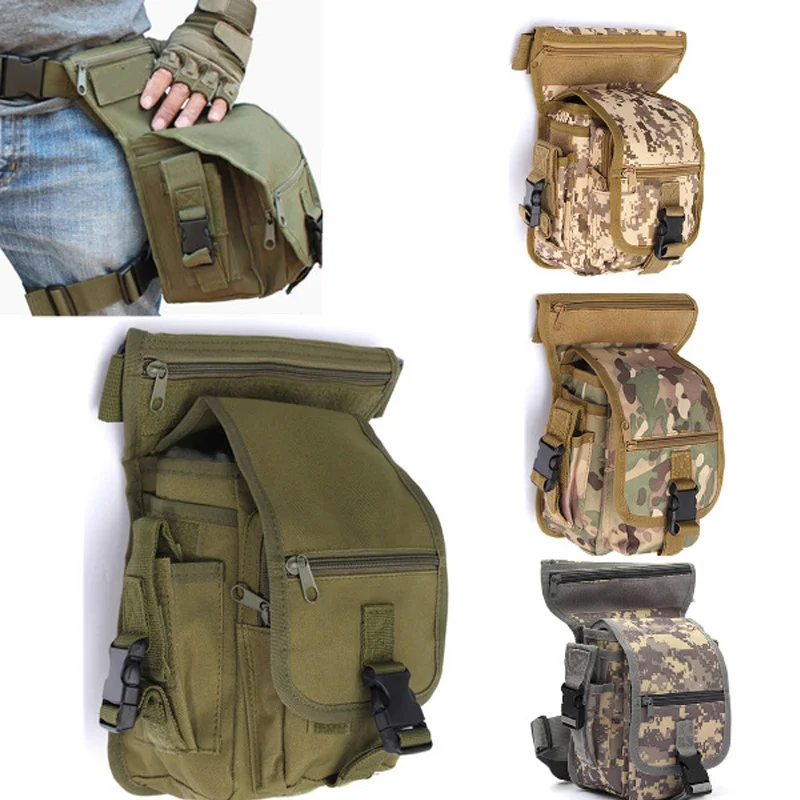 

Tactical Drop Leg Bag Adjustable Outdoor Sport Accessories Belt Bag Army Hunting Waist Packs Molle Leg Pouch Hiking Cycling Bag