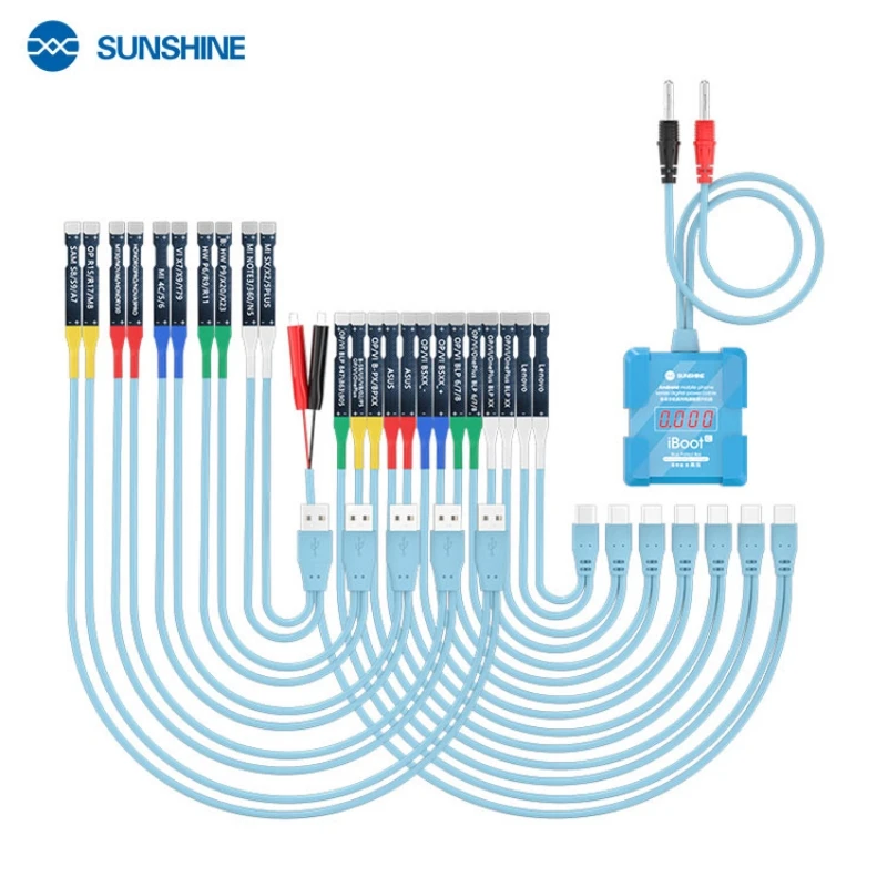 

SUNSHINE IBoot Type-C Power Cable Intelligent Anti-Burn Power Supply Line for Samung Huawei Xiaomi Android Test Boot Repair