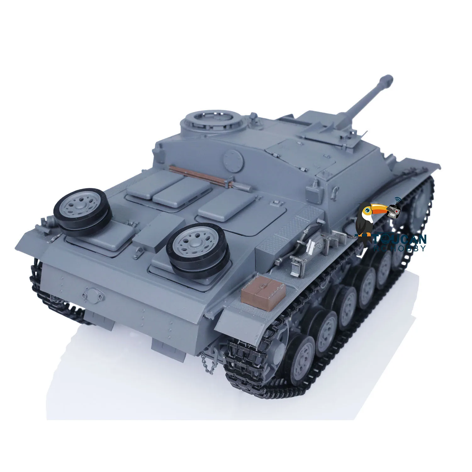 Metal Mato 1/16 Stug III RC Tank KIT Infrared Barrel Recoil Grey Color 1226 TH00670-SMT4 4