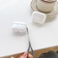 For Airpods 4 3 2 1 Pro Pro2 Pro 3 Soft TPU Earphone Case with Lanyard  Transparent Shockproof Cover Headphone Accessories 3