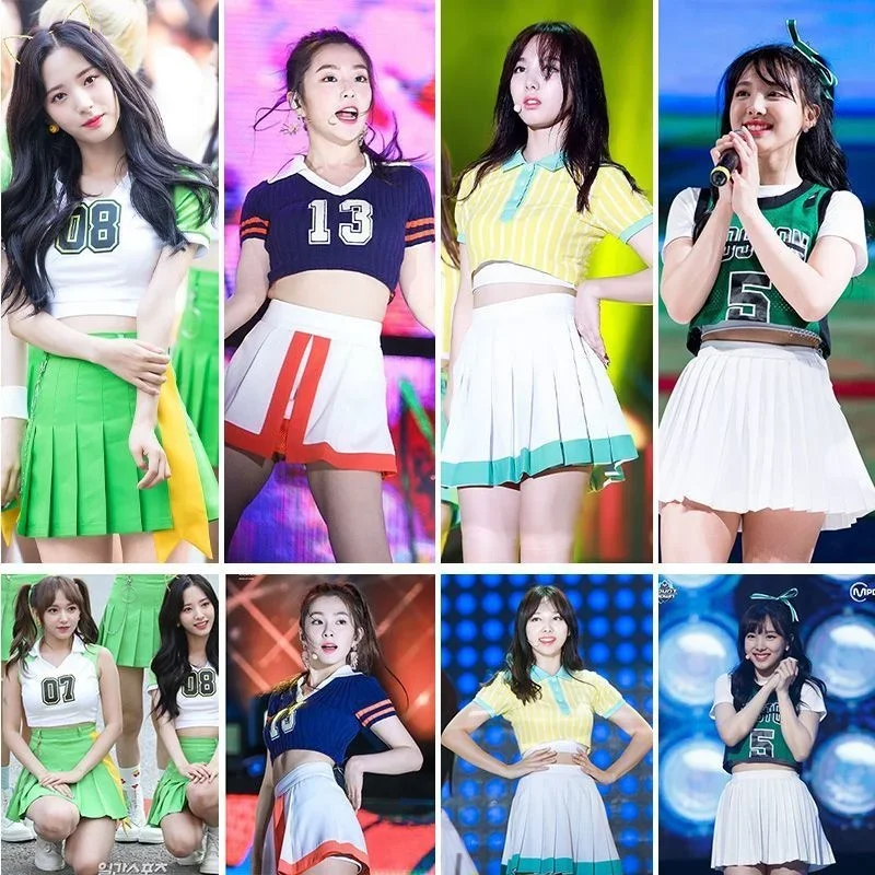 

Korean Kpop girl group Women's Group Jazz dance hiphop performance costume stage suit Sports Dance Cheerleading Uniforms