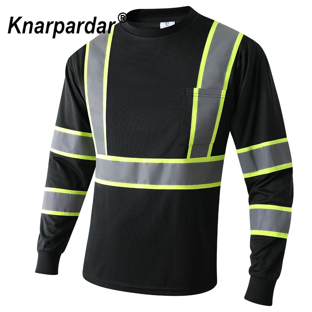 S-3XL 블랙 작업복 안전셔츠 (남성용, 로고 인쇄 가능) 엔지니어링 작업복, 운송 작업복