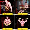Multifunction Fitness Tricep Rope Cable Attachment Anti-slip Handles Grip Durable Nylon Strength Training Gantry Accessories 5