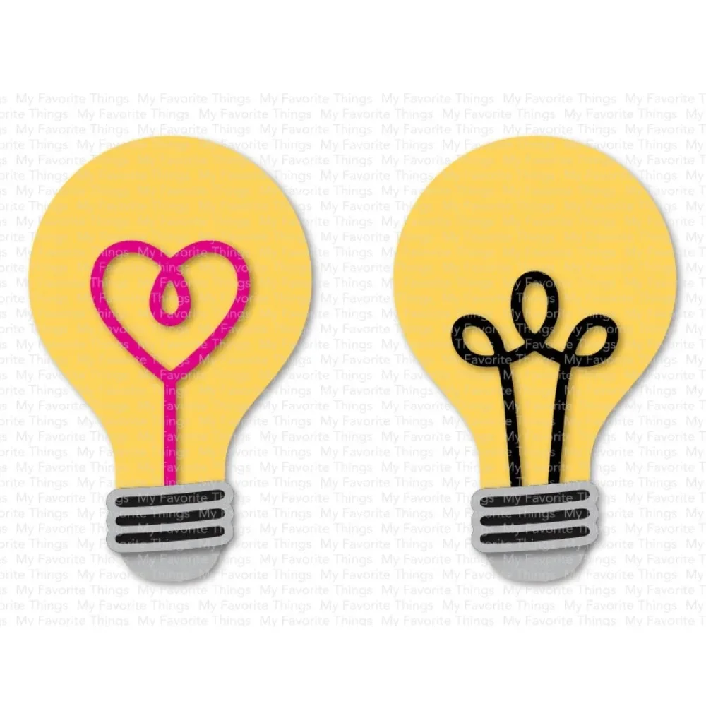 

Lightbulb Die-namics Скрапбукинг дневник декоративный трафарет тиснение шаблон Сделай Сам поздравительная открытка ручной работы