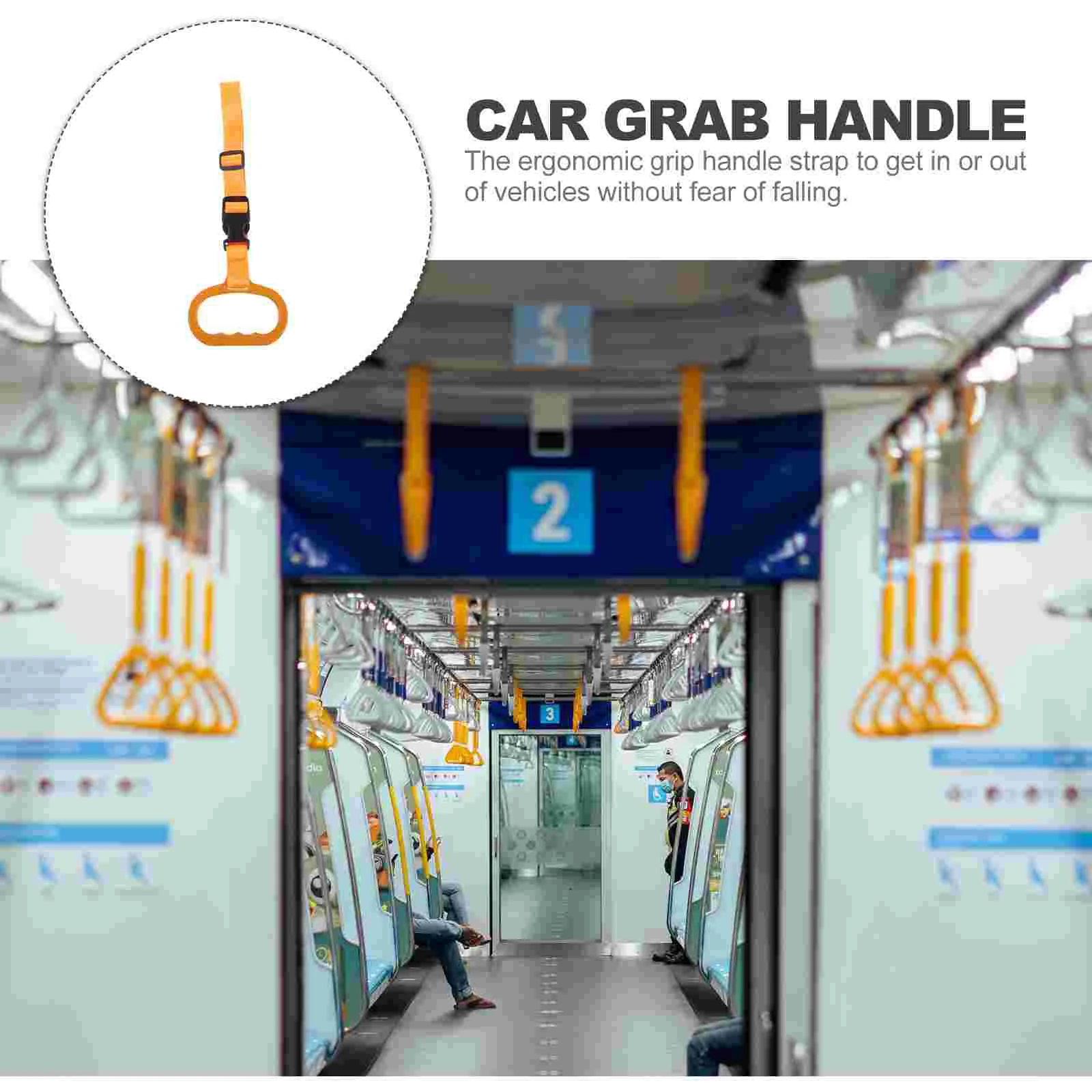 Portable Adjustable Car Door Step Up Handle Mobility Aids Assistive Devices For Elderly Pregnant Health Care Walking Stick