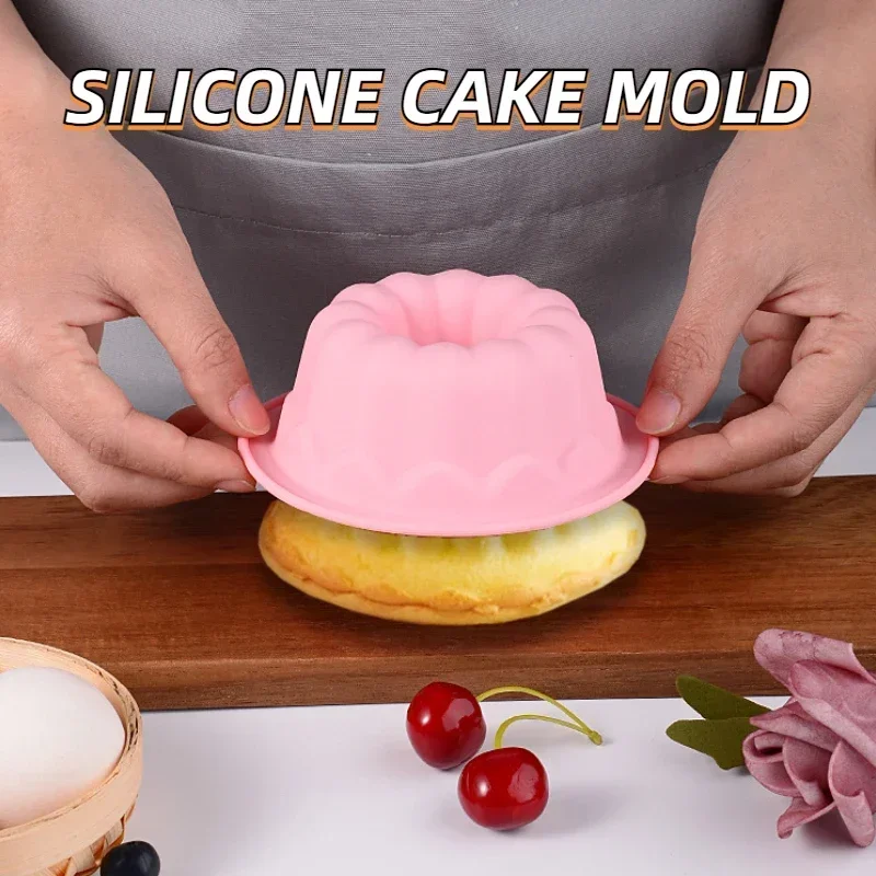 Cake Pans, Molds For Gelatines,Non-stick Fluted Food Cake Mold,Cake Baking Molds, Perfect Bakeware for Chiffon,Bread 3D Mold 1PC
