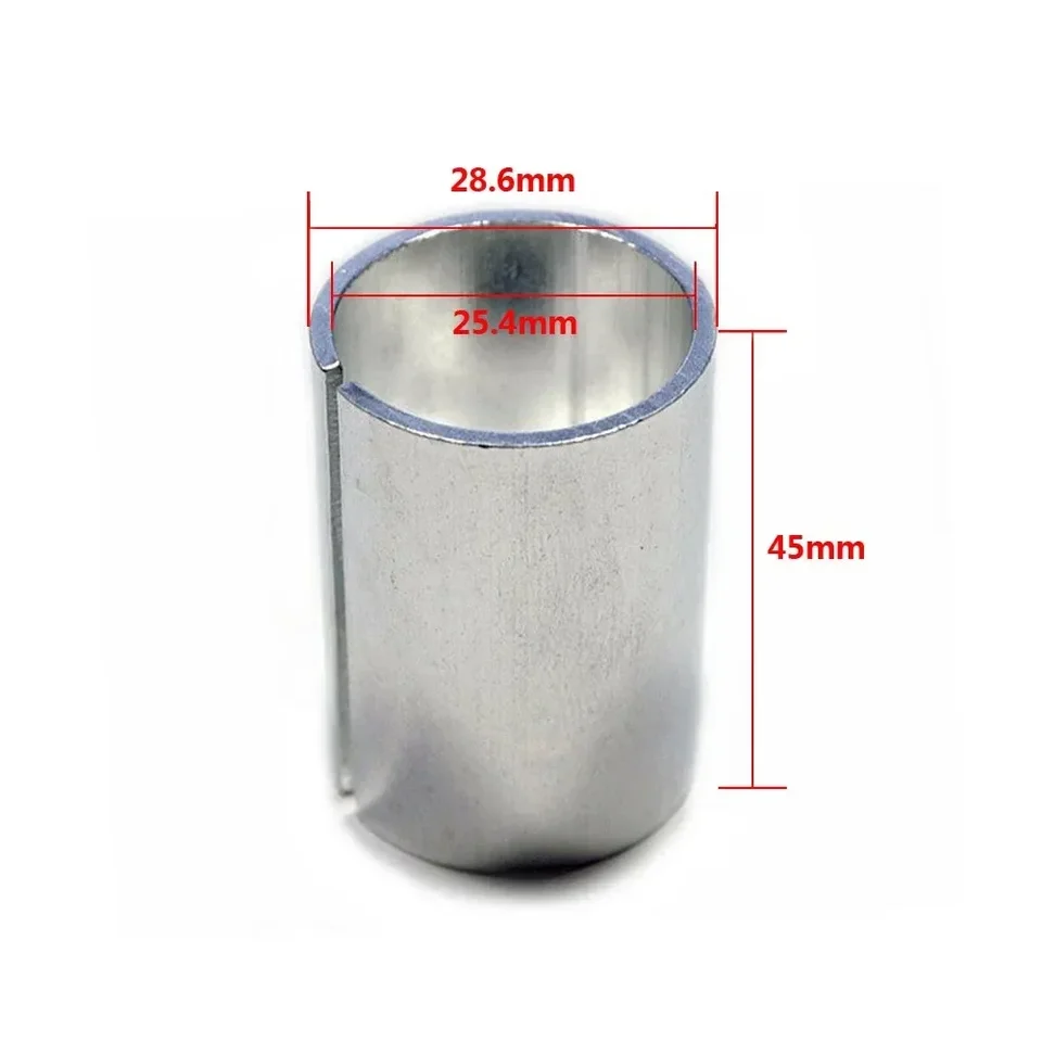 Tige de vélo en aluminium noir 25,4 mm pour fourche de vélo Tige de vélo en aluminium noir 25,4 mm pour fourche de vélo
