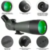 25-75x80 Telescope Spotting Scope Large Field Powerful Zoom Monocular With Phone Adapter Tripod For Bird Watching Camping 5