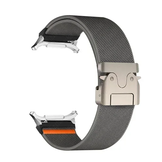 Braided Elastic Nylon Watchband - No-Gap Strap