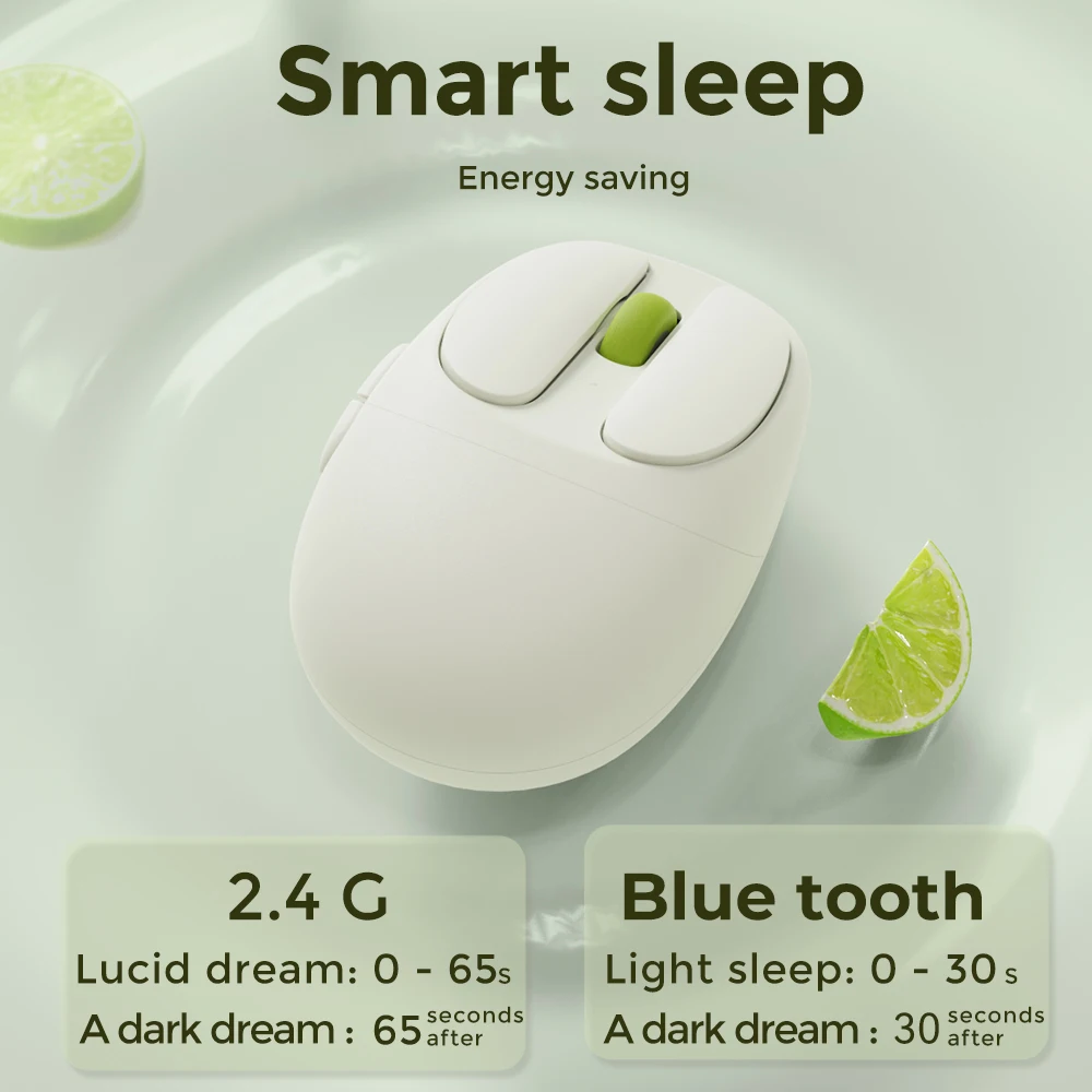 DAREU 무선 마우스, USB 수신기가 포함된 듀얼 모드 Bluetooth 2.4G 무소음 마우스 - PC, 태블릿, 노트북용 휴대용 컴퓨터 마우스