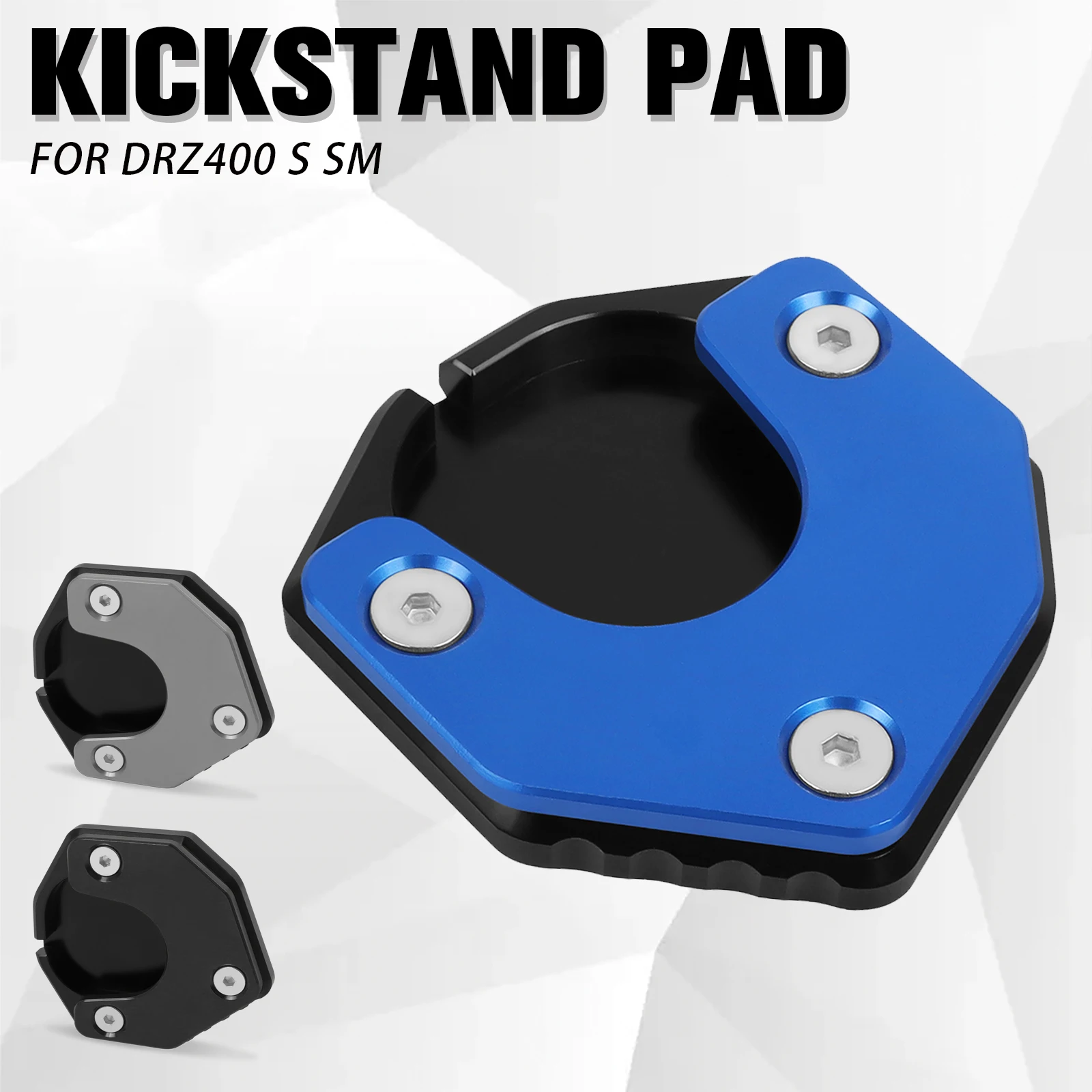 Foot Side Stand Enlarger Plate motorcycle kickstand extender motorcycle kickstand Kickstand Enlarge Extension For Suzuki DRZ 400S DRZ 400E 400 SM DRZ400SM DRZ400S 2000-