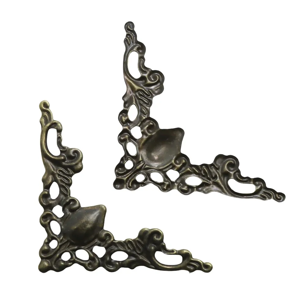 Description Picture 3 of item12pcs Book Corner Protector Box Book Scrapbook Corner Decorative Protector Cover Menus Album Corner Decorative For Box Gifts