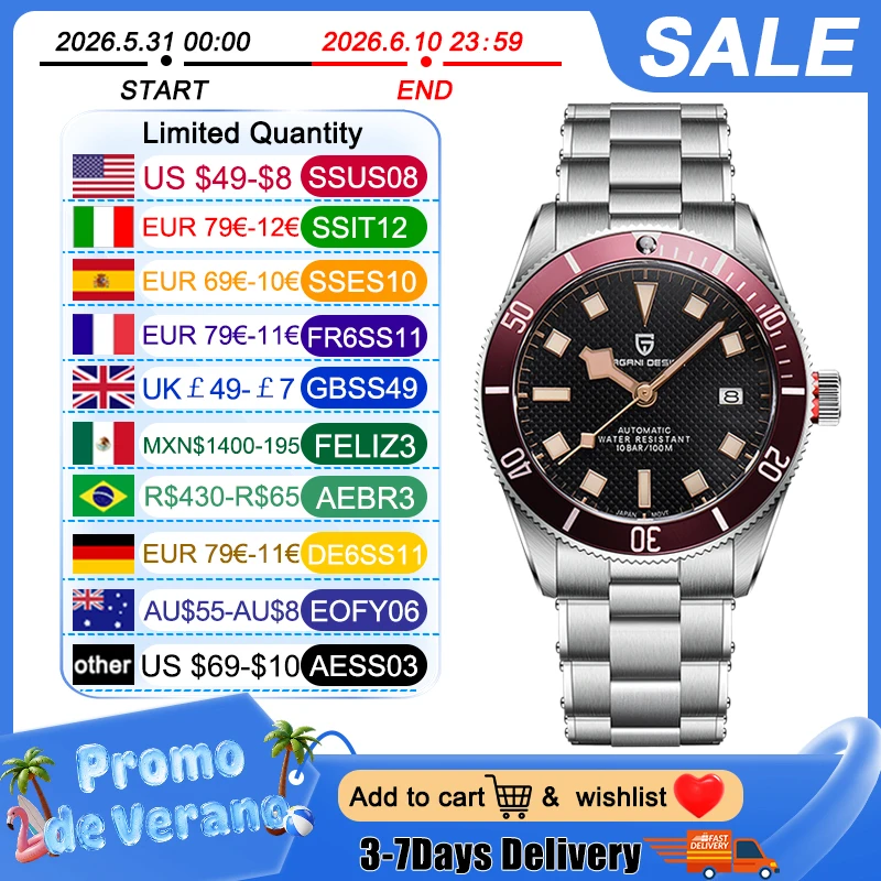 Pagani Design PD-1671 Automatic Watch thumbnail 2
