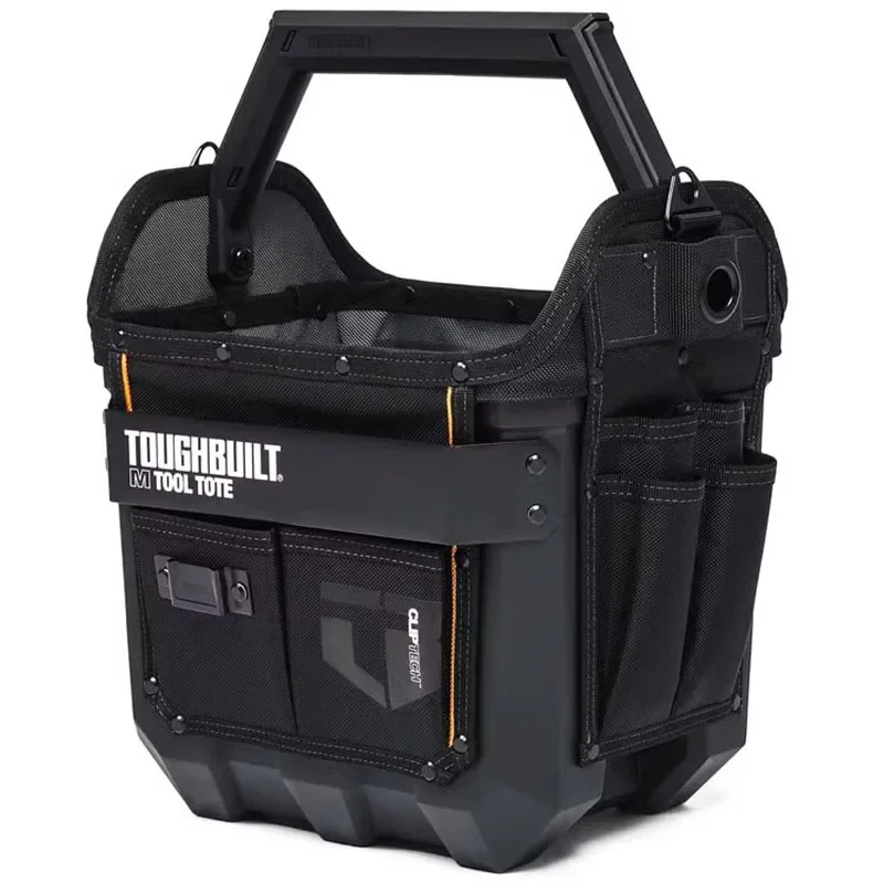 TOUGHBUILT Electrician Repair Kit 12 Inch Hard Bottomed Tool Bag Sturdy Easy Hardware Storage Portable Suitcases for Tools 3