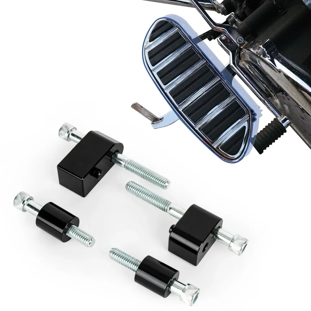 

Motorcycle Driver Floorboard Spacer Extension Extenders Relocation Kit Accessory 1" for harley Touring Street 2009-2022