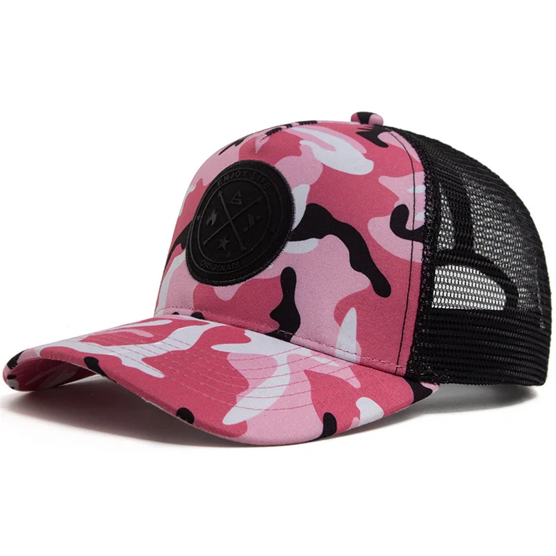 Unisex Summer Mesh Snapback Cap – Enjoy Life Edition
